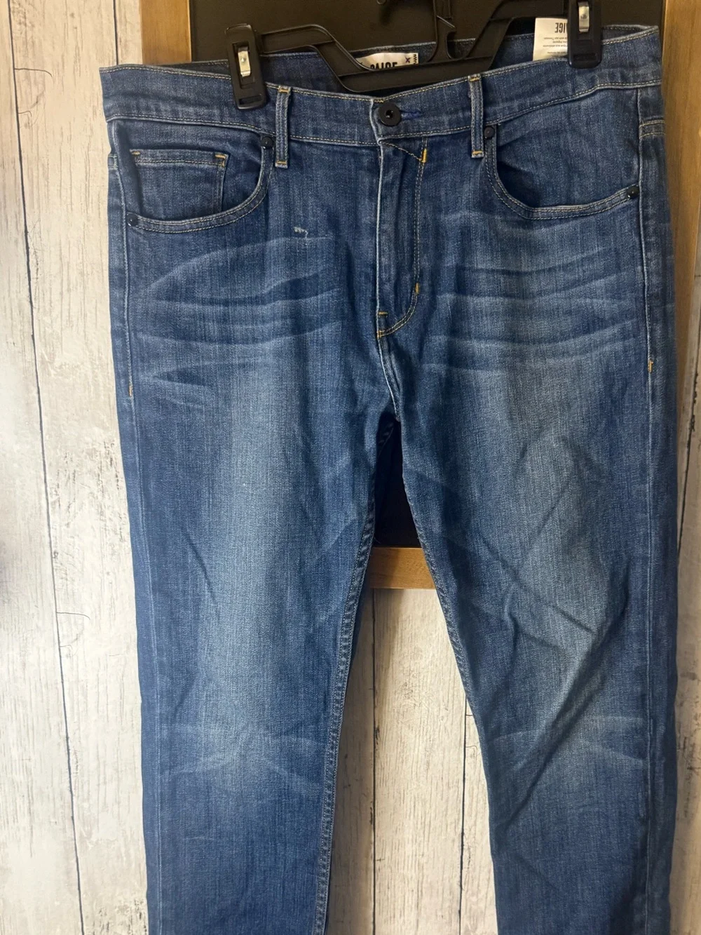 Men’s Paige Federal Blue Stretch Jeans Pants Slim Straight 34